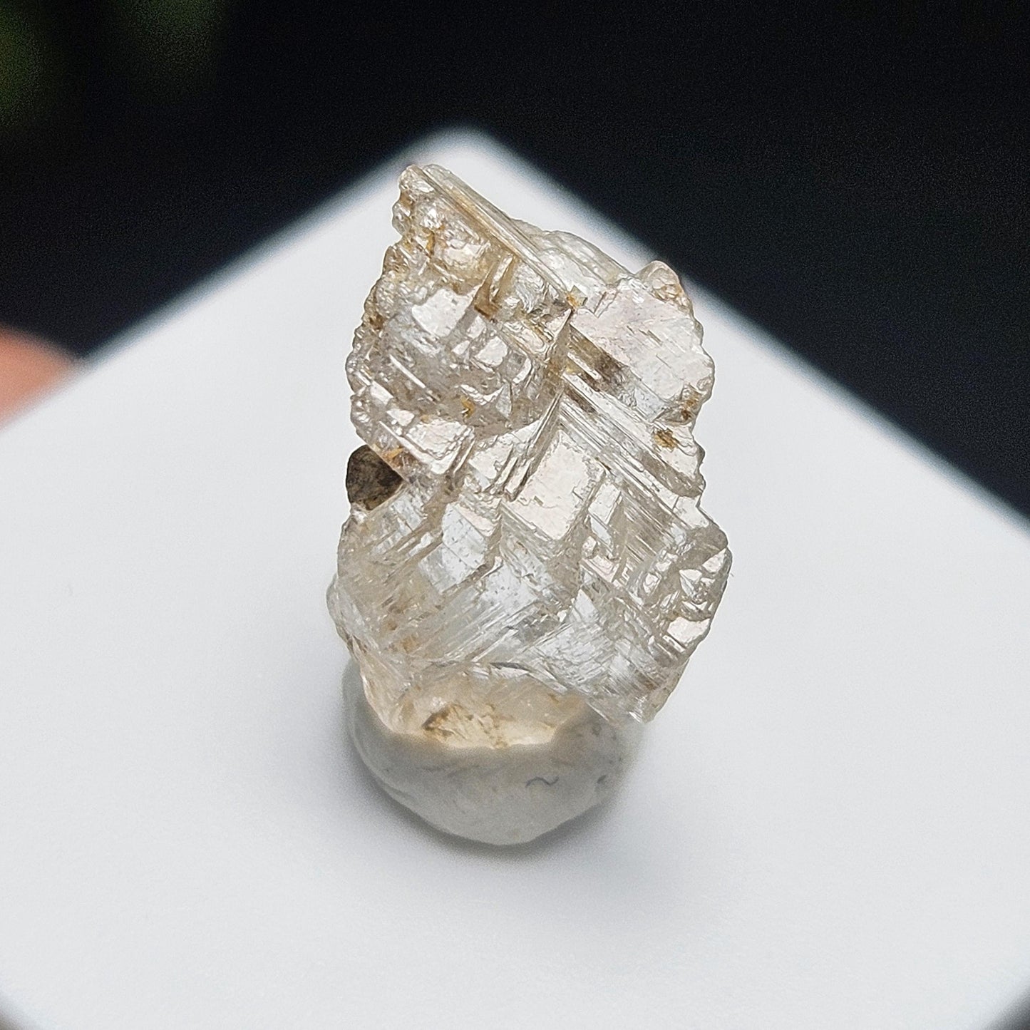 Etched Phenacite Crystal 2.61ct, Nigerian Phenakite Stone, Etched Phenakite