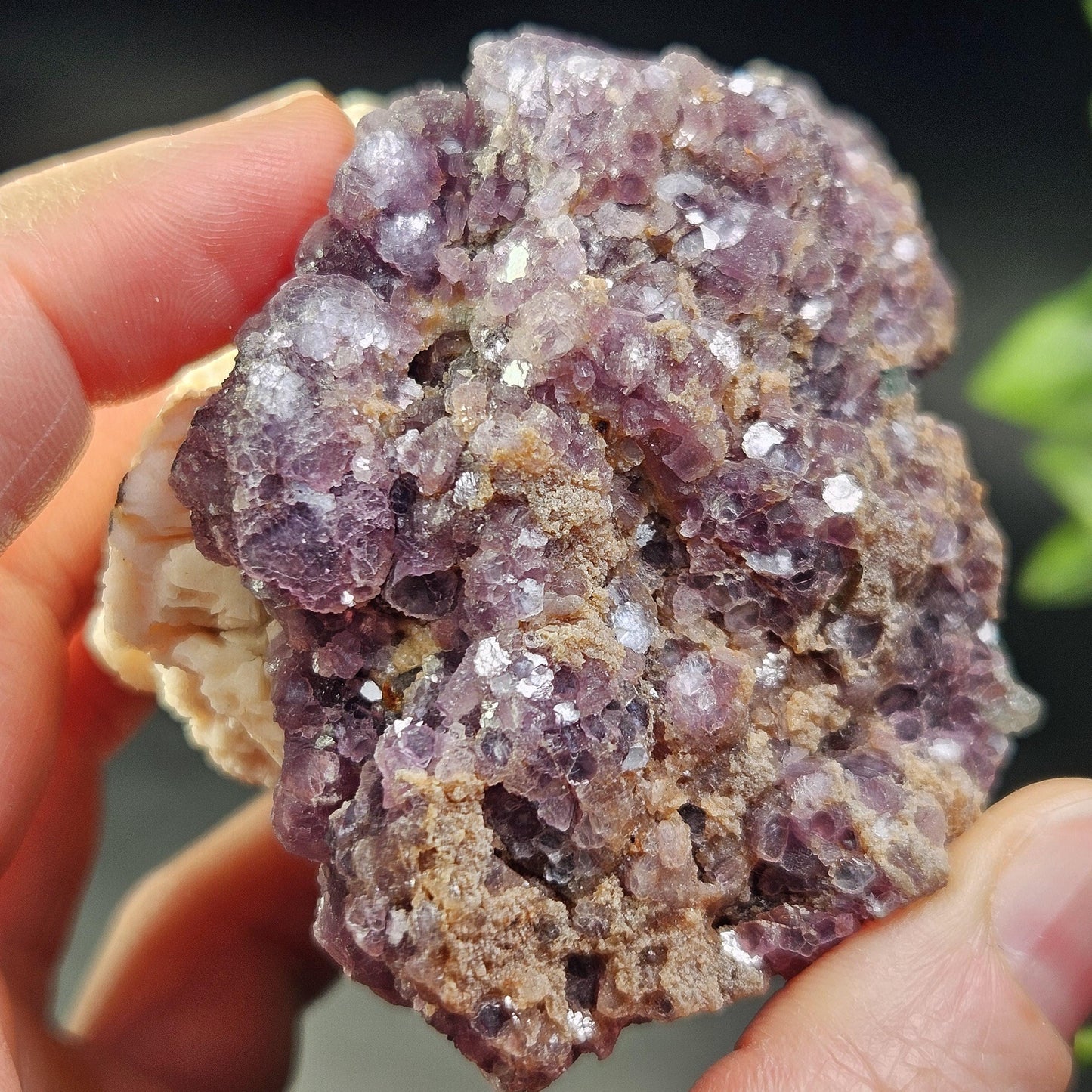 Blue Tourmaline on Lepidolite on Cleavelandite from Brazil 211g, Raw Brazilian Tourmaline Specimen, Lepidolite Crystal