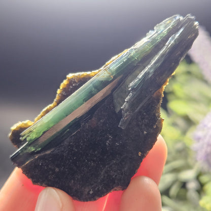 Vivianite Crystal Cluster 75.78g, Vivianite Specimen, Raw Blue