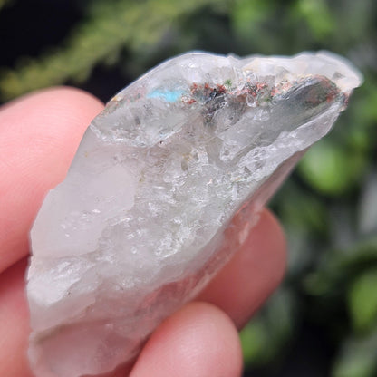Ajoite Phantom in Quartz Crystal 21.13g, RARE Ajoite in Quartz Stone, Ajoite Specimen from Messina Mine South Africa