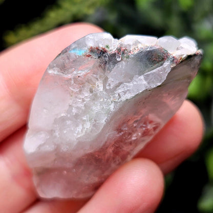 Ajoite Phantom in Quartz Crystal 21.13g, RARE Ajoite in Quartz Stone, Ajoite Specimen from Messina Mine South Africa