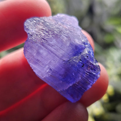 Tanzanite Crystal 7.65g, Etched Bicolor Tanzanite Gemstone, Tanzanite Crystal, Blue Purple Terminated Tanzanite