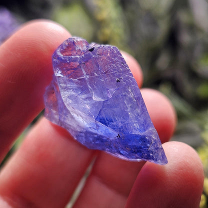 Tanzanite Crystal 7.65g, Etched Bicolor Tanzanite Gemstone, Tanzanite Crystal, Blue Purple Terminated Tanzanite