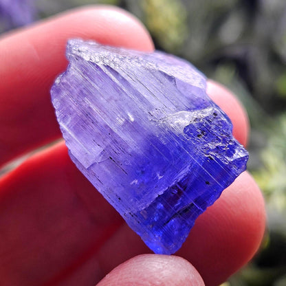 Tanzanite Crystal 7.65g, Etched Bicolor Tanzanite Gemstone, Tanzanite Crystal, Blue Purple Terminated Tanzanite