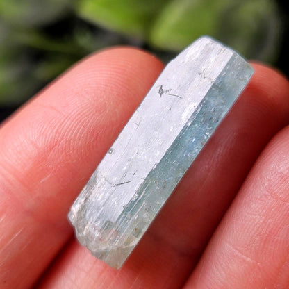 Terminated Aquamarine Crystal from Nigeria 3.55g, Nigerian Emerald Aquamarine, Vanadium Beryl