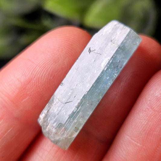 Terminated Aquamarine Crystal from Nigeria 3.55g, Nigerian Emerald Aquamarine, Vanadium Beryl