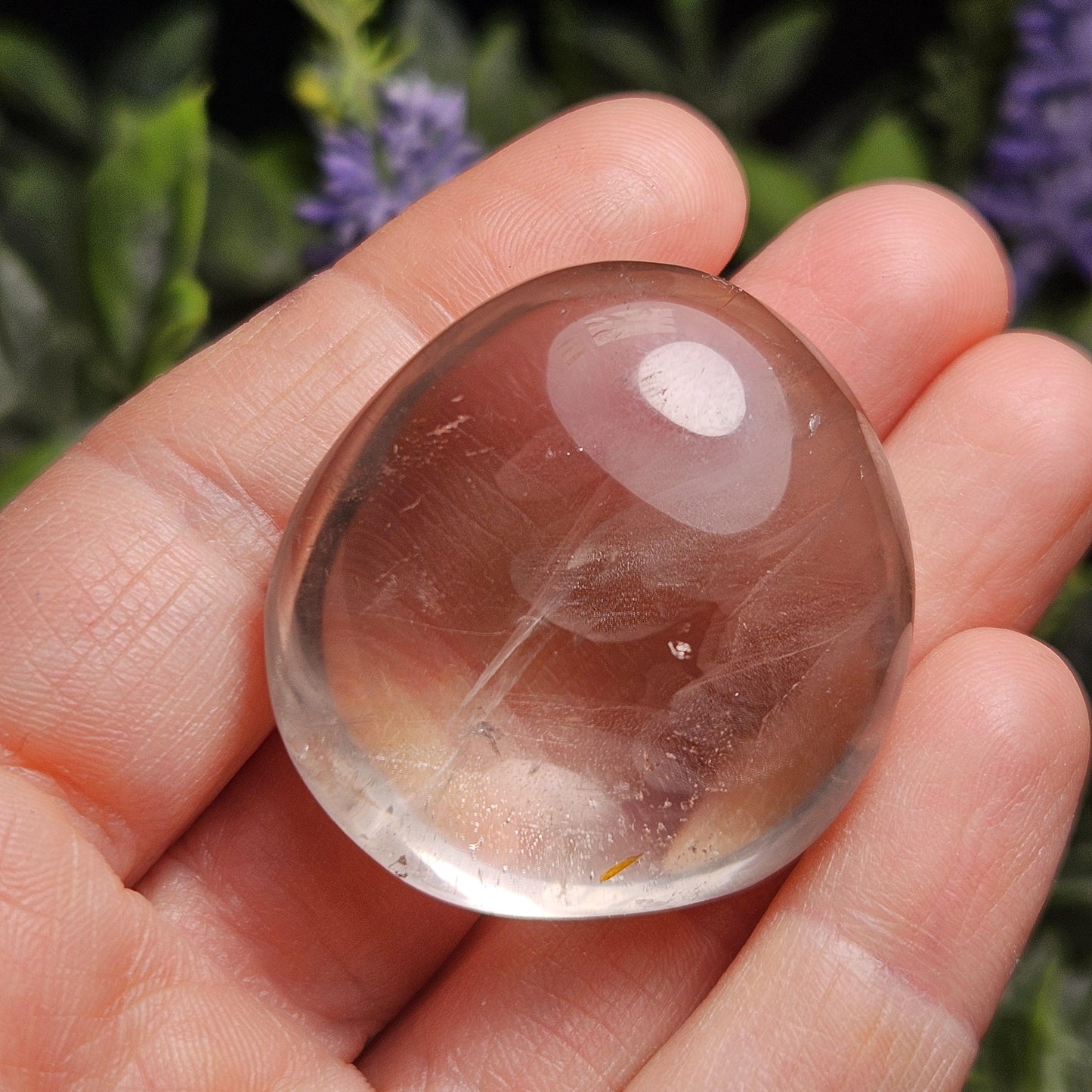 Smoky Quartz Palm Stone, Smoky Quartz Crystal, Polished Smoky Quartz Tumbled Stone from Madagascar