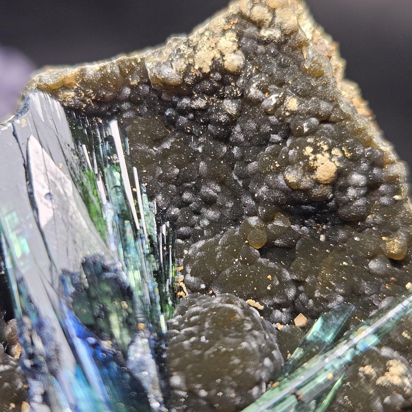 Vivianite Crystal Cluster 76.89g, Vivianite Specimen, Raw Blue