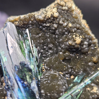 Vivianite Crystal Cluster 76.89g, Vivianite Specimen, Raw Blue