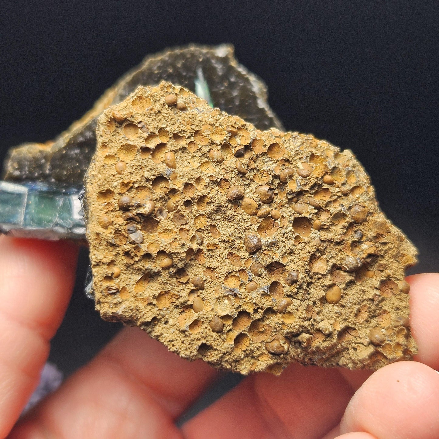 AAA Vivianite Crystal Cluster 89.77g, Vivianite Specimen, Raw Blue