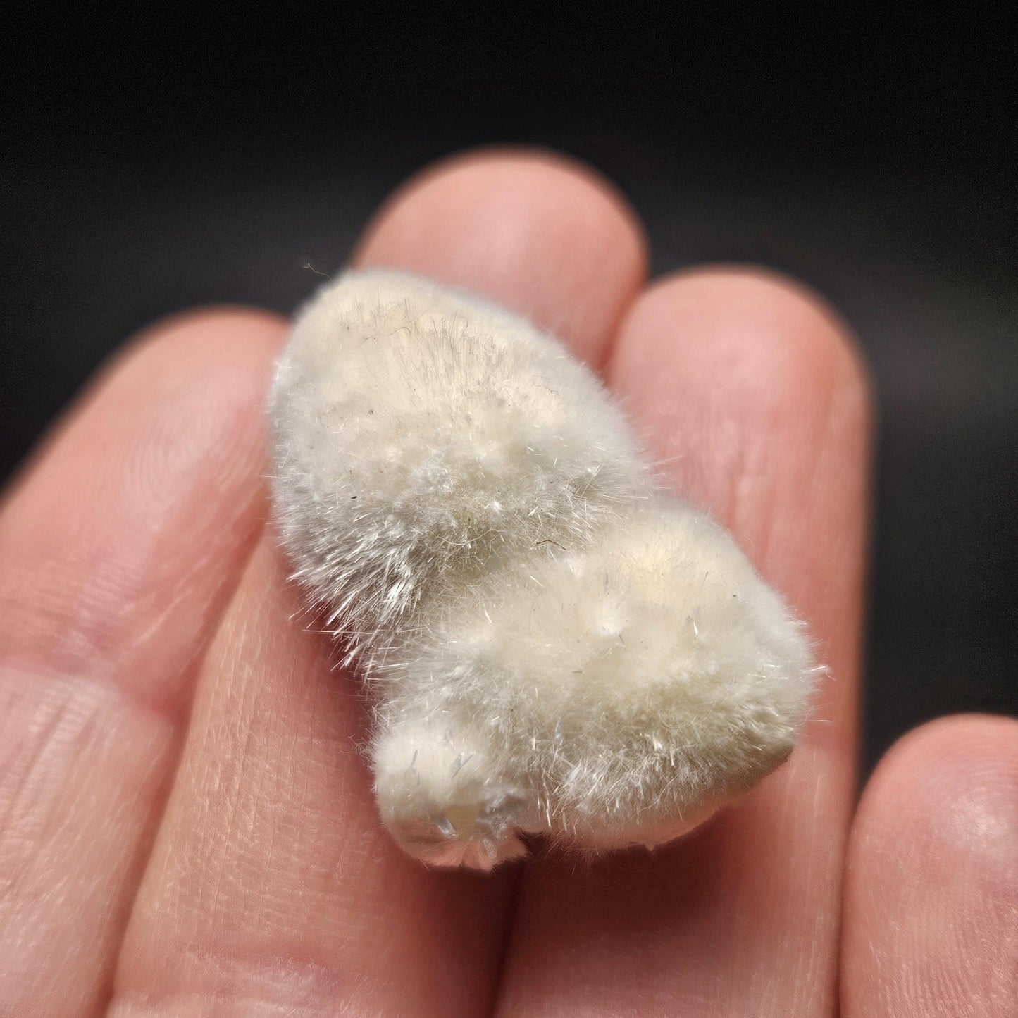 Okenite Ball Specimen from India, Okenite "Puffball" Crystal