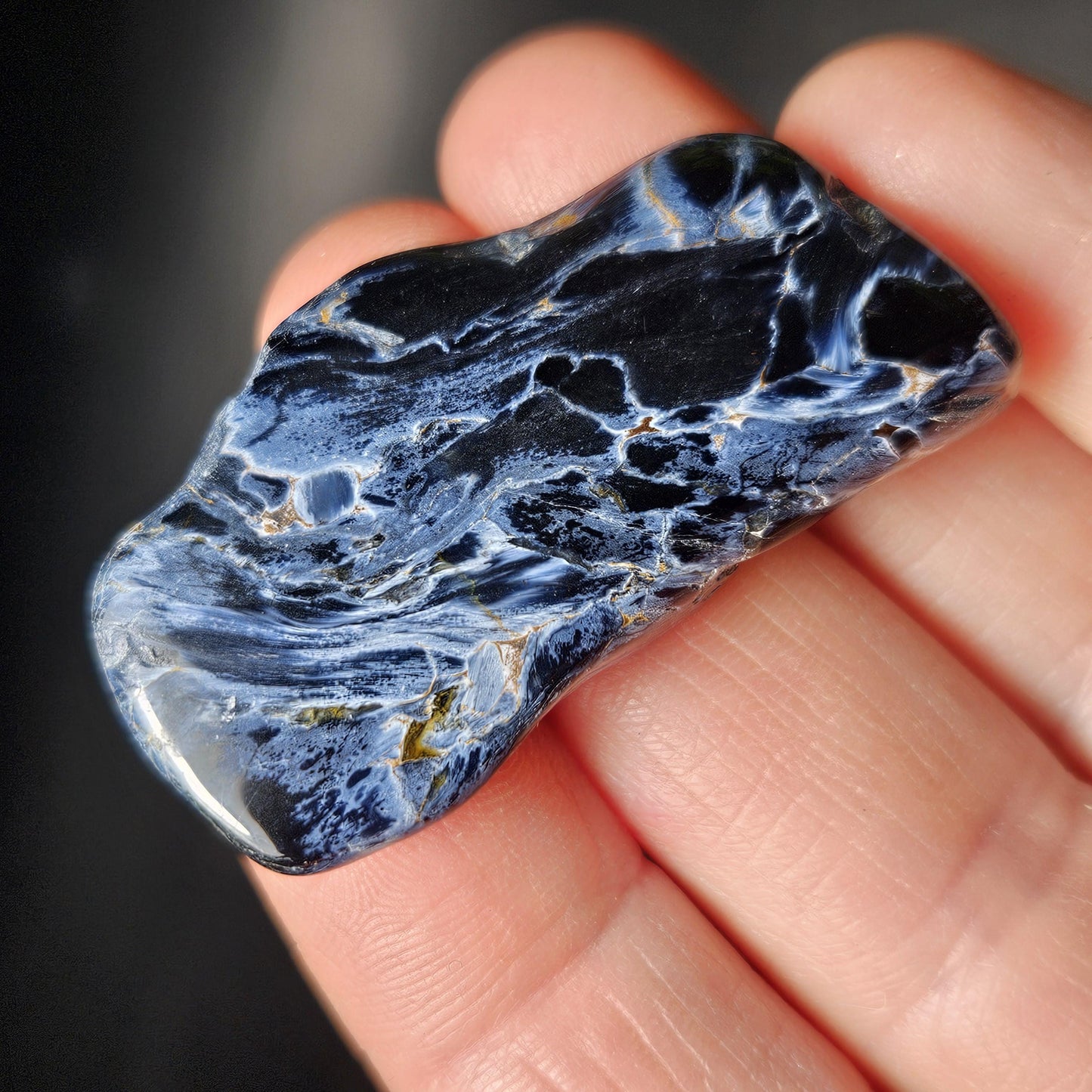 Blue Pietersite Crystal Specimen, Choose Your Size