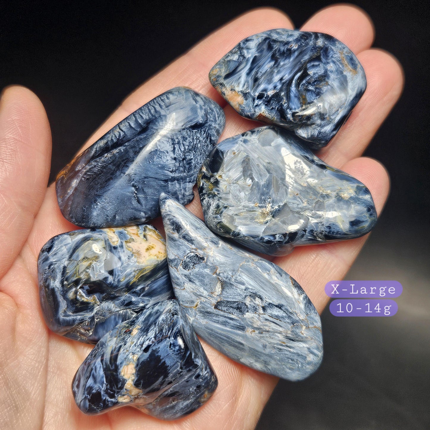 Blue Pietersite Crystal Specimen, Choose Your Size