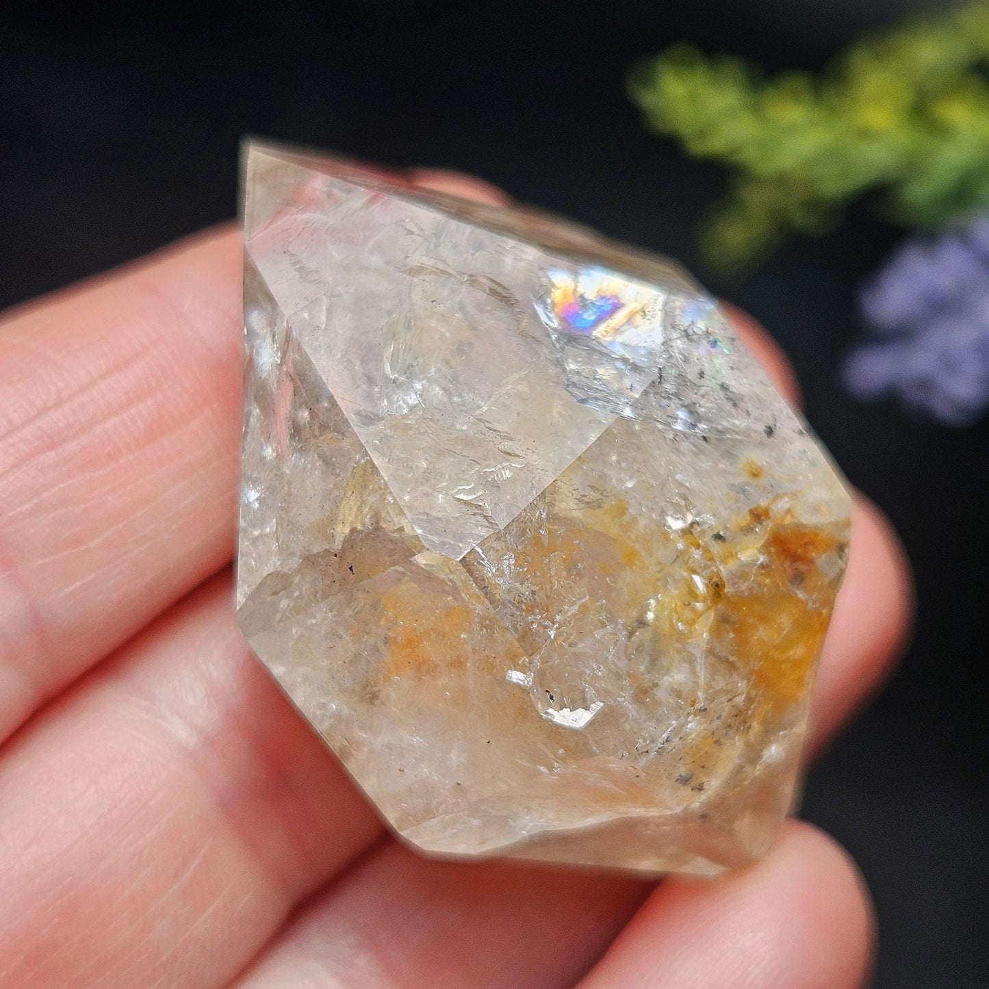 Rainbow Herkimer Diamond Quartz 33.38g