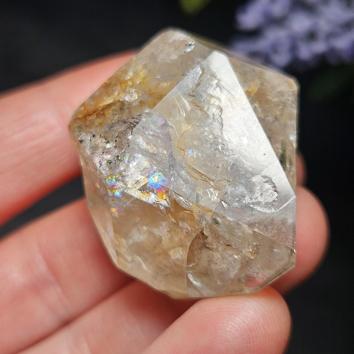 Rainbow Herkimer Diamond Quartz 33.38g