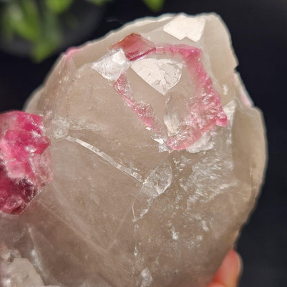 Pink Tourmaline in Quartz from Brazil 384.11g