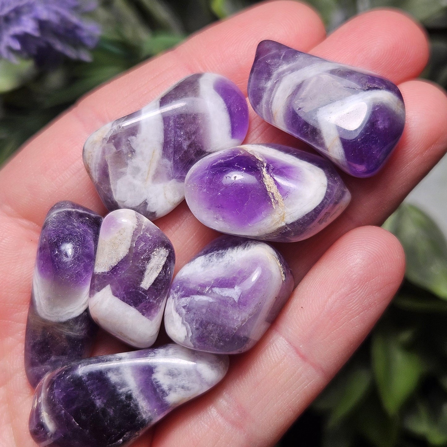 Chevron Amethyst Crystal, Namibian Polished Amethyst, Choose Your Size