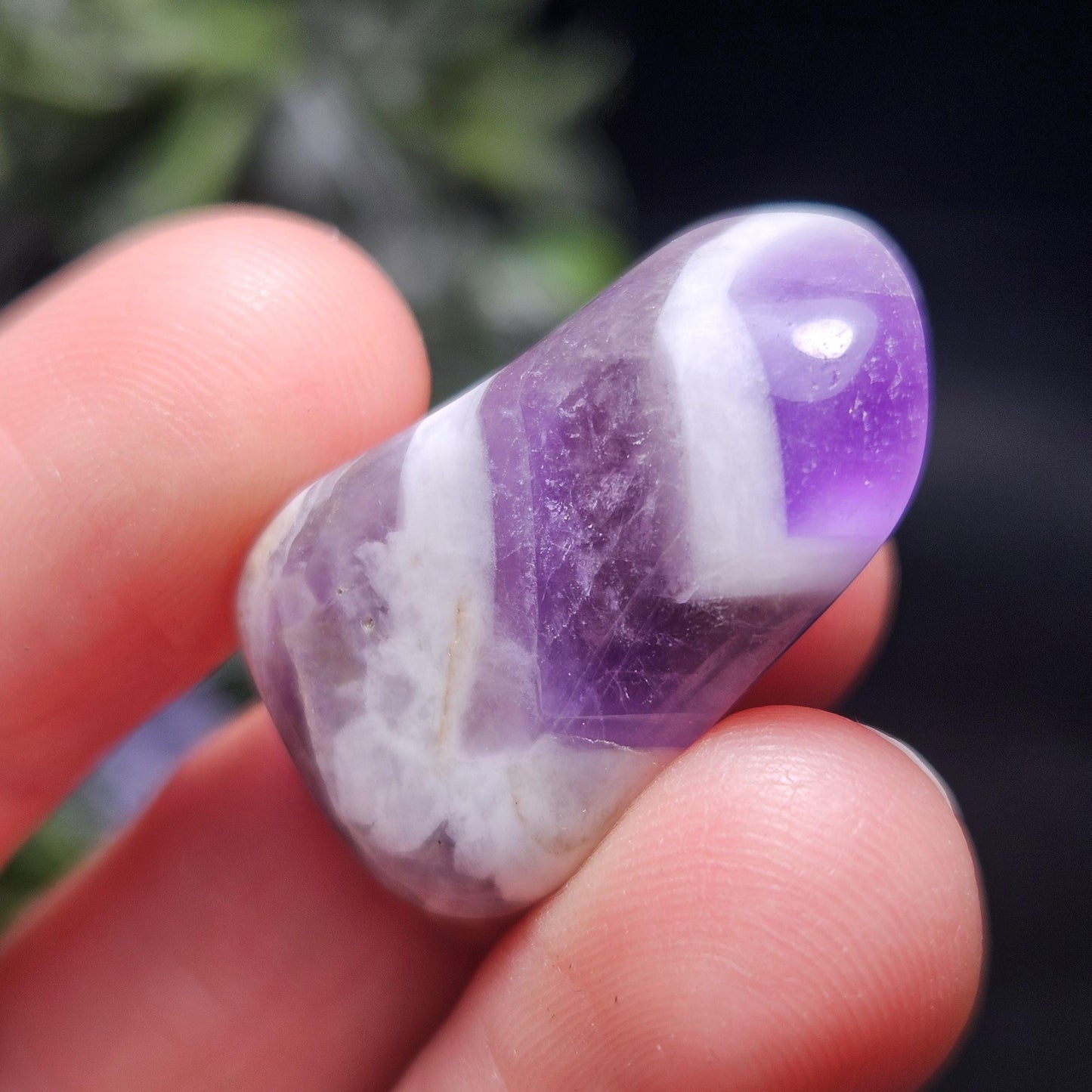 Chevron Amethyst Crystal, Namibian Polished Amethyst, Choose Your Size