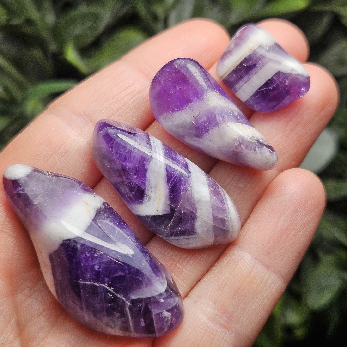 Chevron Amethyst Crystal, Namibian Polished Amethyst, Choose Your Size