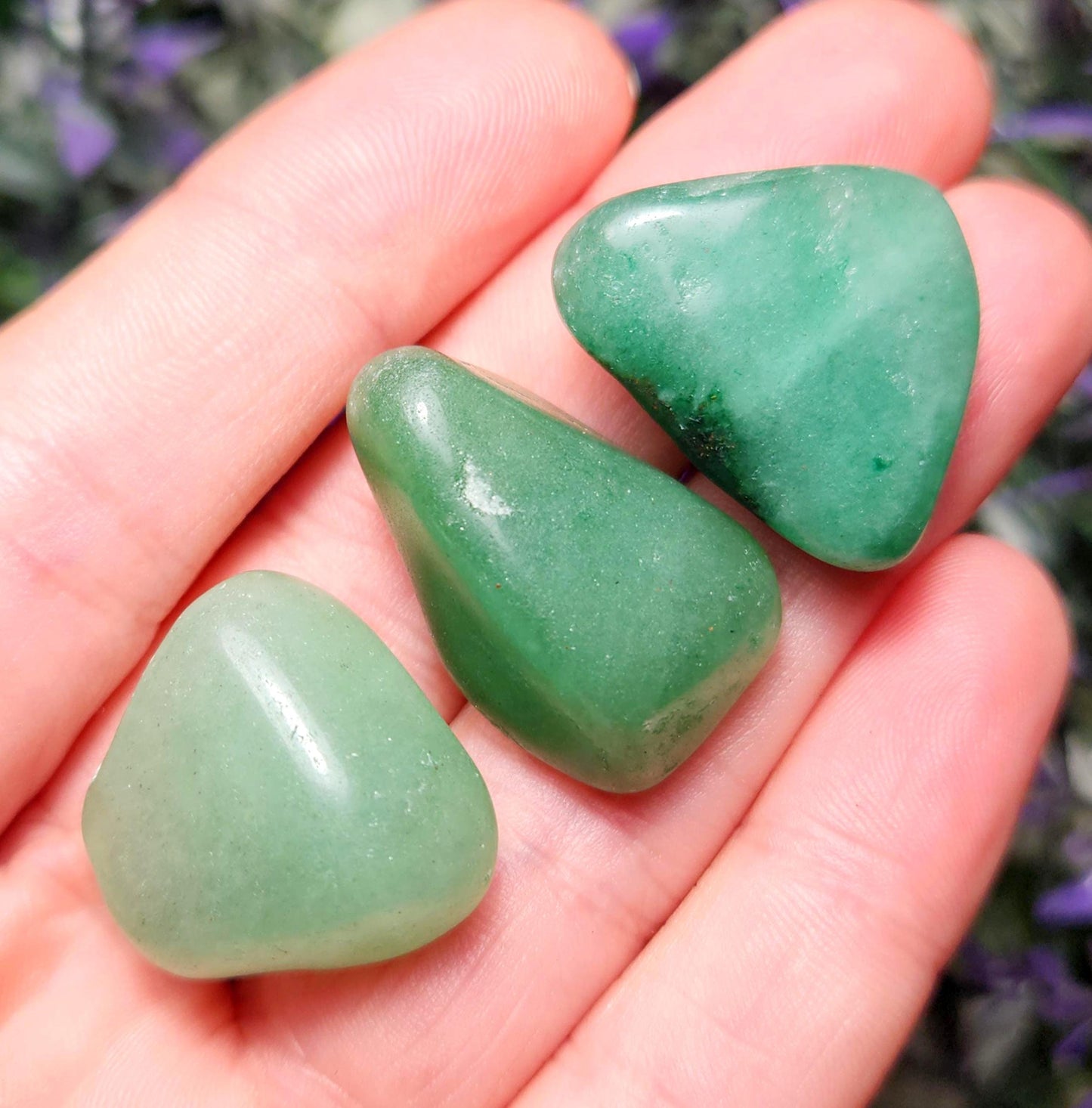 Green Aventurine Crystal (0.75"+), Polished Aventurine Tumble