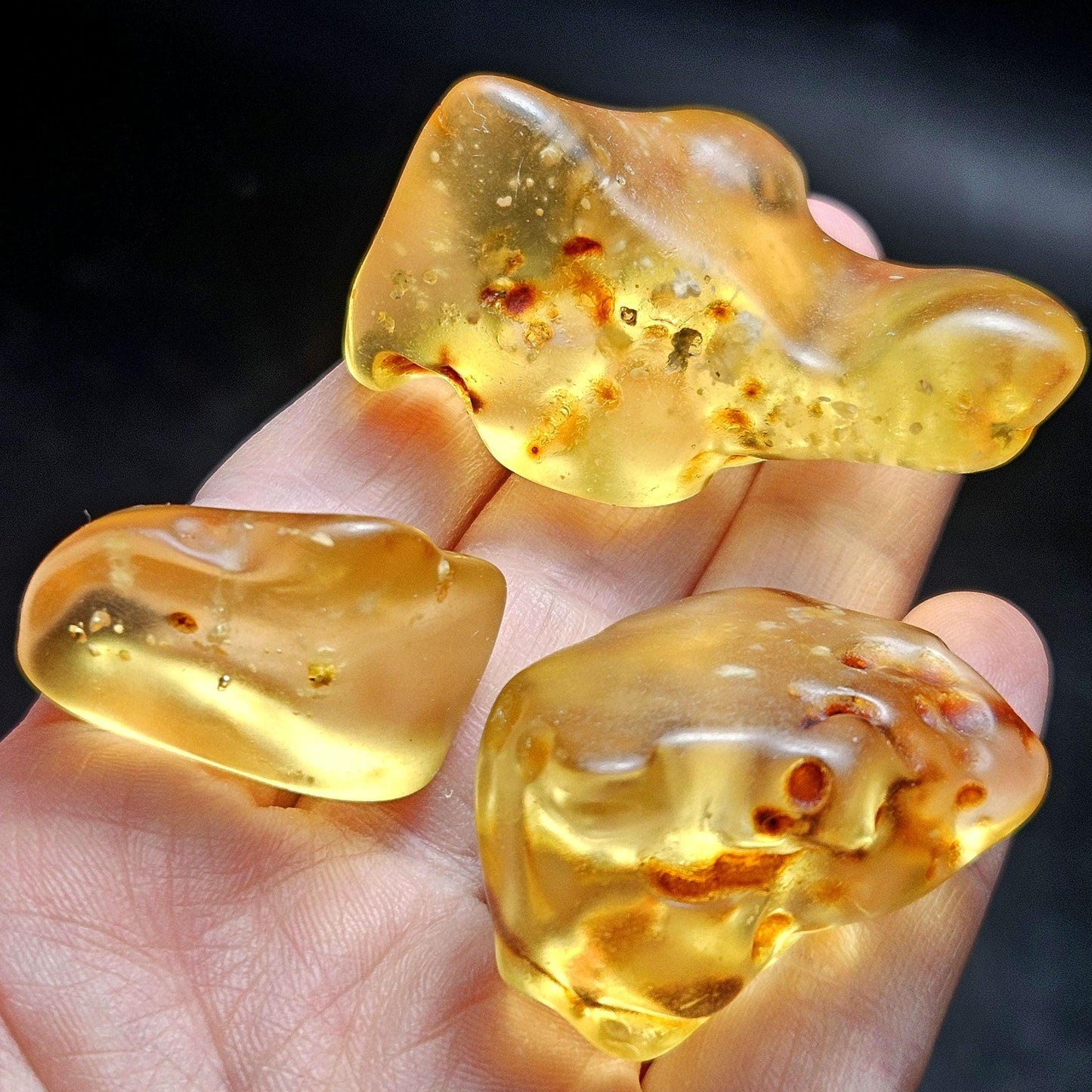 Amber Crystal Specimen, Choose Your Size