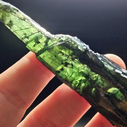 Vivianite Crystal Specimen 31.08g, Terminated Vivianite Crystal, Raw Blue