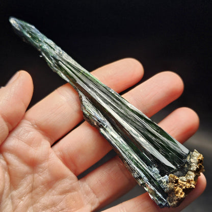 Vivianite Crystal Specimen 31.08g, Terminated Vivianite Crystal, Raw Blue