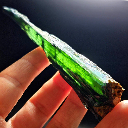 Vivianite Crystal Specimen 31.08g, Terminated Vivianite Crystal, Raw Blue