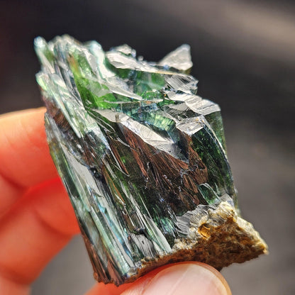 Vivianite Crystal Cluster 42.65g, Vivianite Specimen, Raw Blue