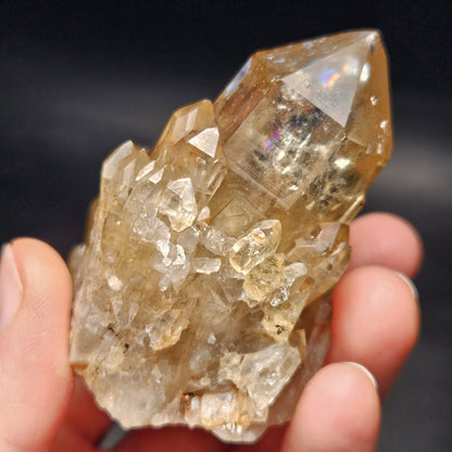 Kundalini Congo Citrine Quartz Cluster 132.59g, Smoky Citrine Crystal Multi