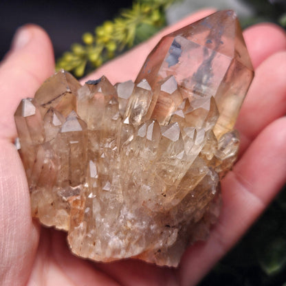 Kundalini Congo Citrine Quartz Cluster 132.59g, Smoky Citrine Crystal Multi