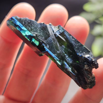 Vivianite Crystal Specimen 19.11g, Terminated Vivianite Crystal, Raw Blue