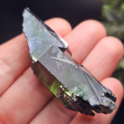 Vivianite Crystal Specimen 19.11g, Terminated Vivianite Crystal, Raw Blue