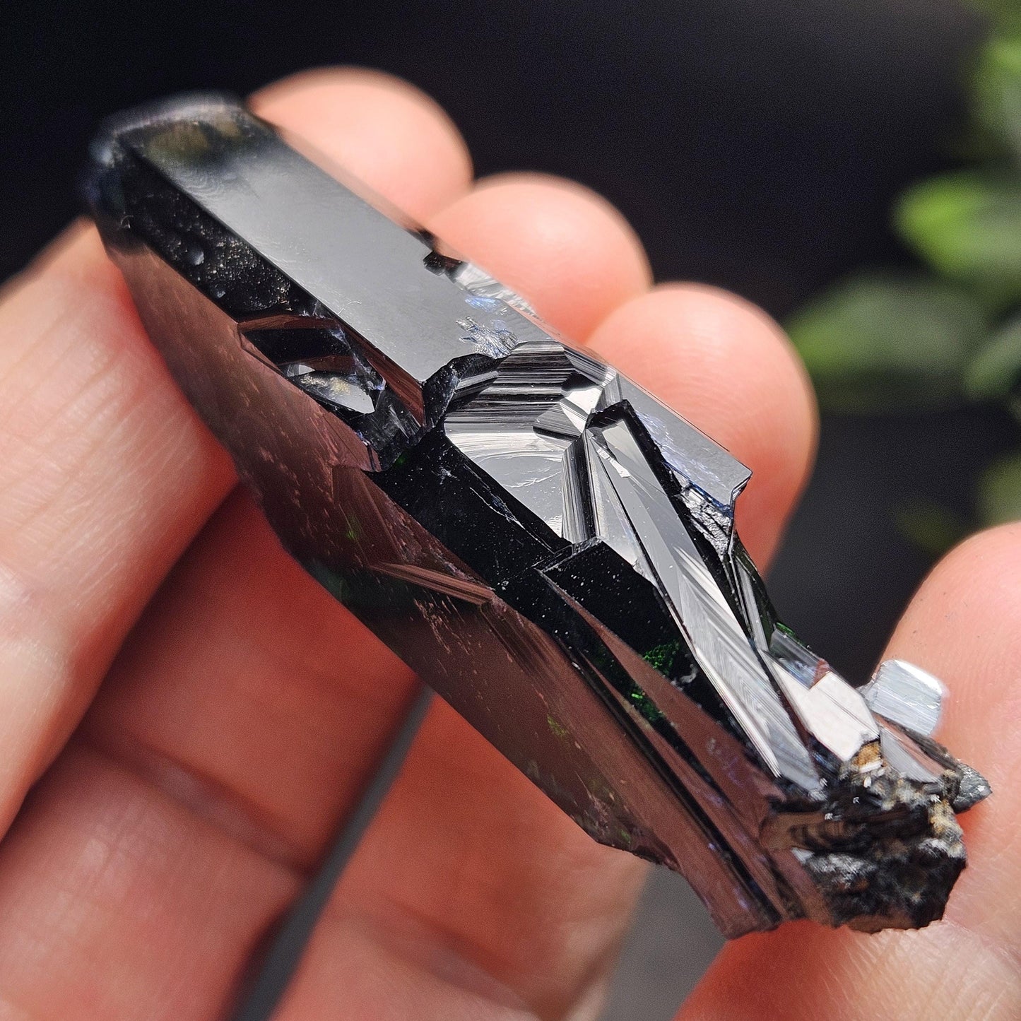 Vivianite Crystal Specimen 19.11g, Terminated Vivianite Crystal, Raw Blue