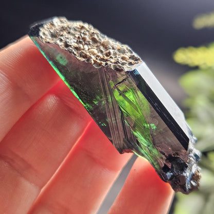 Vivianite Crystal Specimen 19.11g, Terminated Vivianite Crystal, Raw Blue