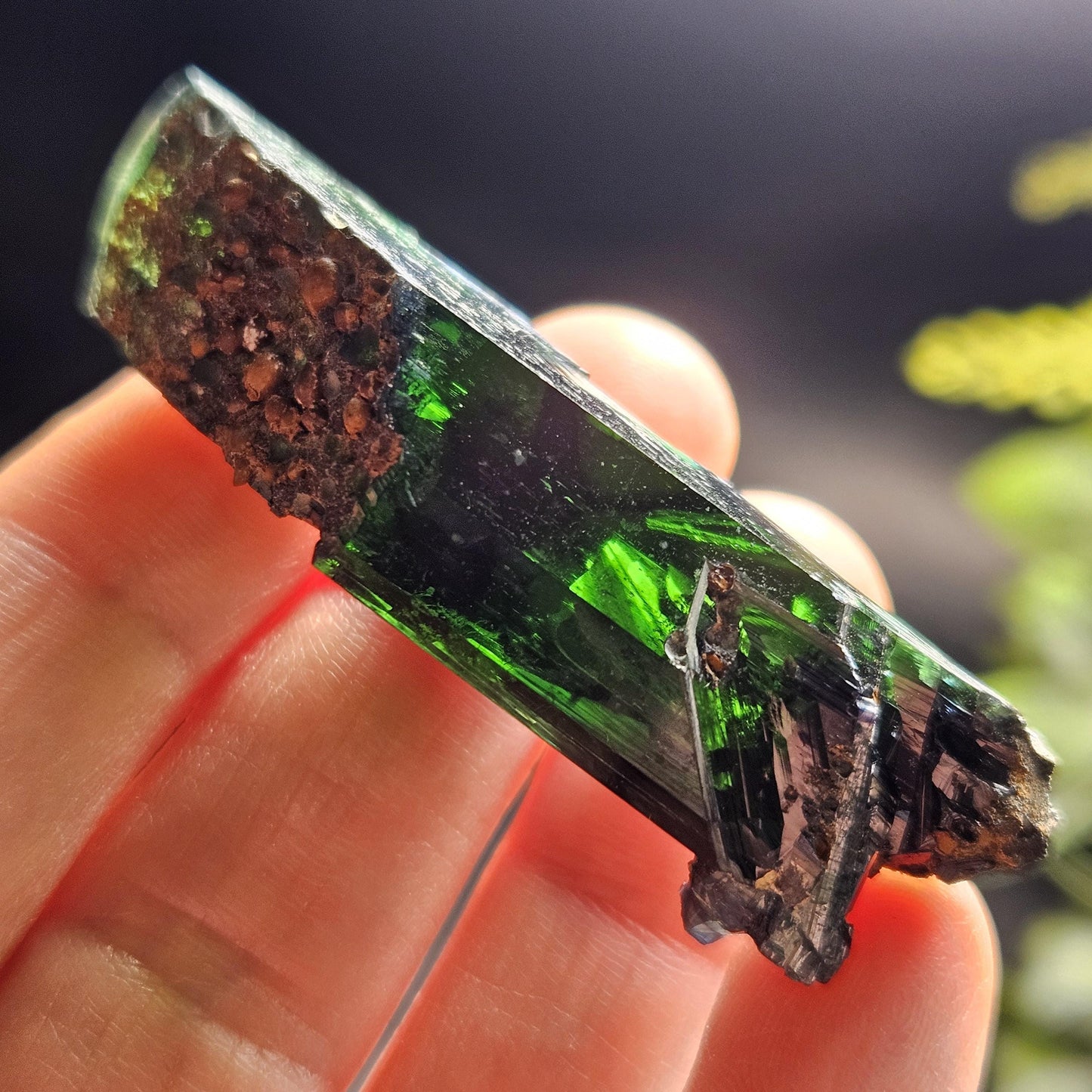 Vivianite Crystal Specimen 19.11g, Terminated Vivianite Crystal, Raw Blue