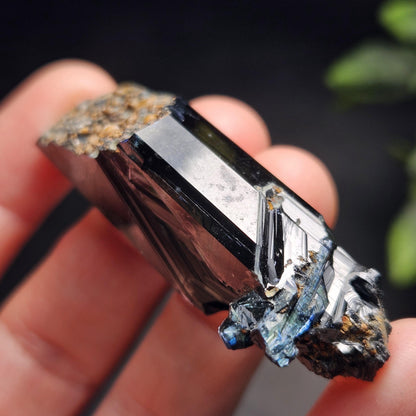 Vivianite Crystal Specimen 19.11g, Terminated Vivianite Crystal, Raw Blue