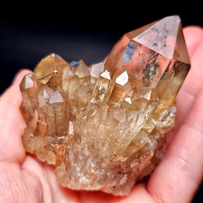 Kundalini Congo Citrine Quartz Cluster 132.59g, Smoky Citrine Crystal Multi