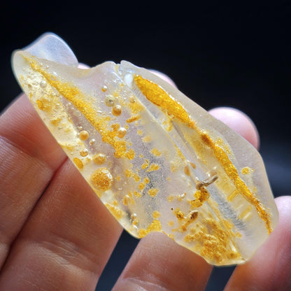 Enhydro Amber with MOVING Bubbles, 6.57g