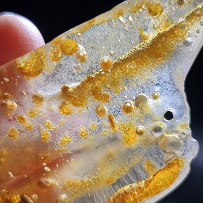 Enhydro Amber with MOVING Bubbles, 6.57g