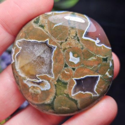 Rainforest Jasper Crystal, Polished Rainforest Jasper Specimen