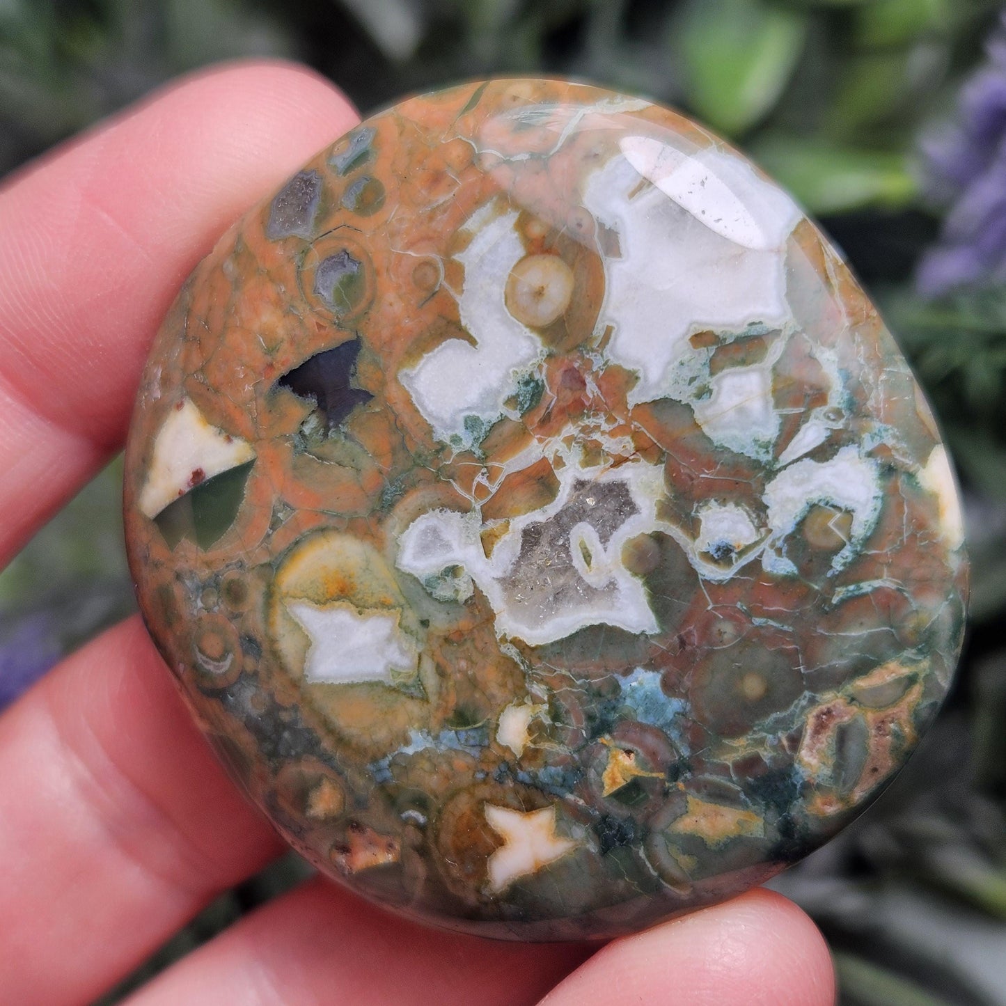 Rainforest Jasper Crystal, Polished Rainforest Jasper Specimen