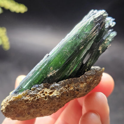 Vivianite Crystal Cluster 92.79g, Vivianite Specimen, Raw Blue