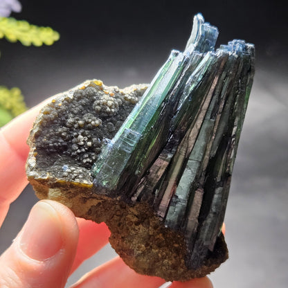 Vivianite Crystal Cluster 92.79g, Vivianite Specimen, Raw Blue