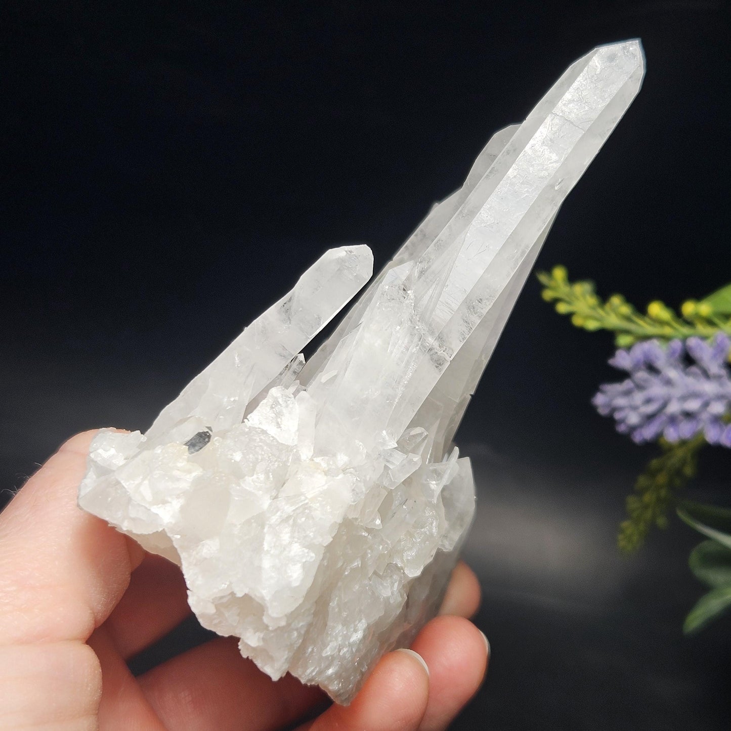 Arkansas Quartz Crystal Cluster, 211 grams