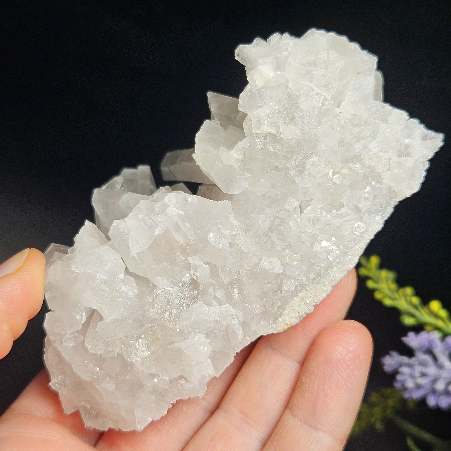 Arkansas Quartz Crystal Cluster, 211 grams