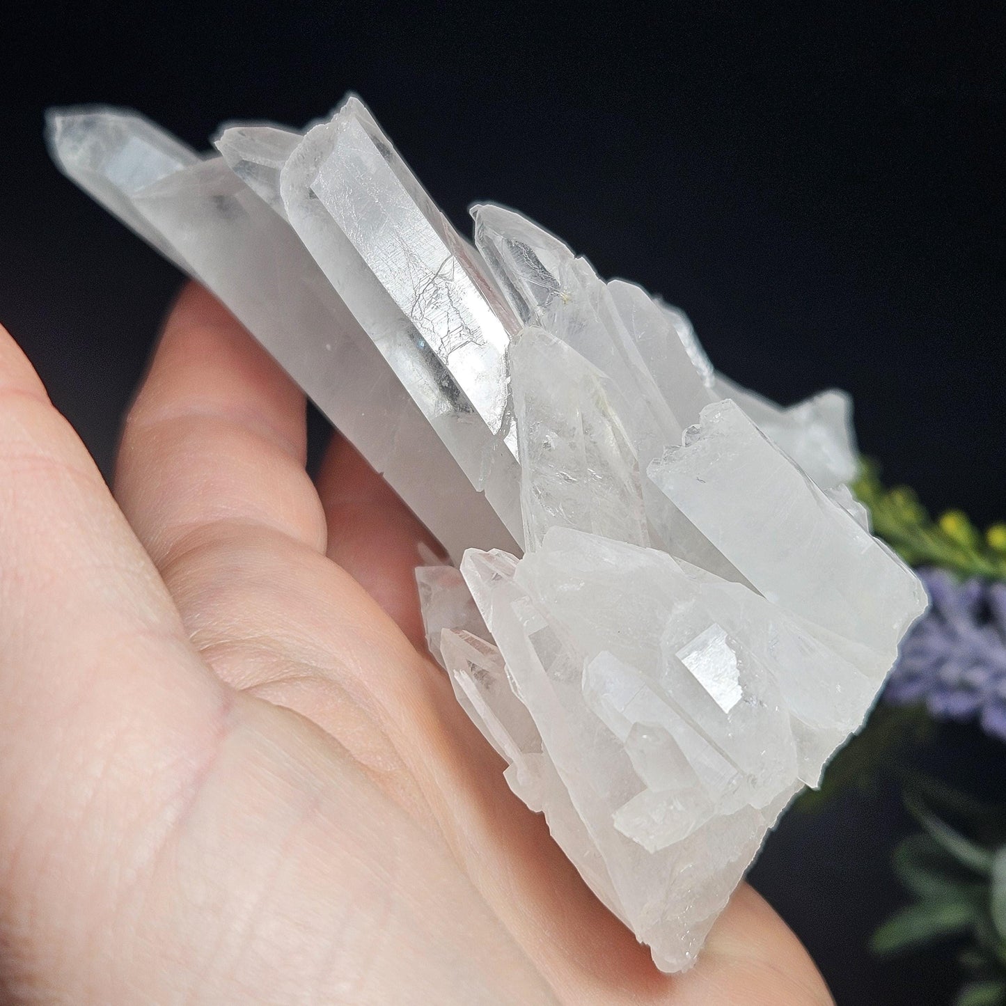 Arkansas Quartz Crystal Cluster, 211 grams