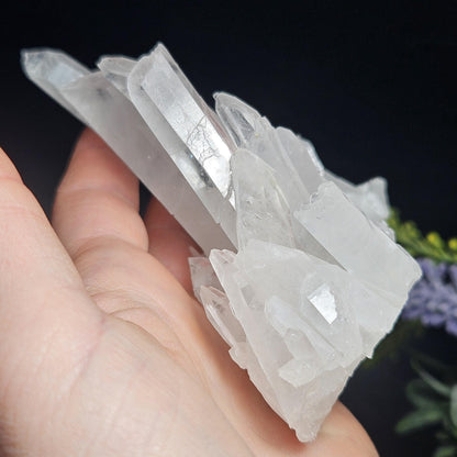 Arkansas Quartz Crystal Cluster, 211 grams