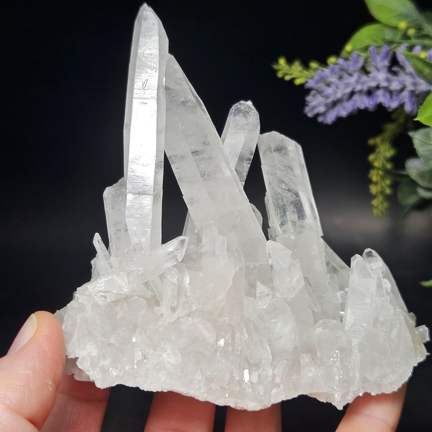 Arkansas Quartz Crystal Cluster, 211 grams