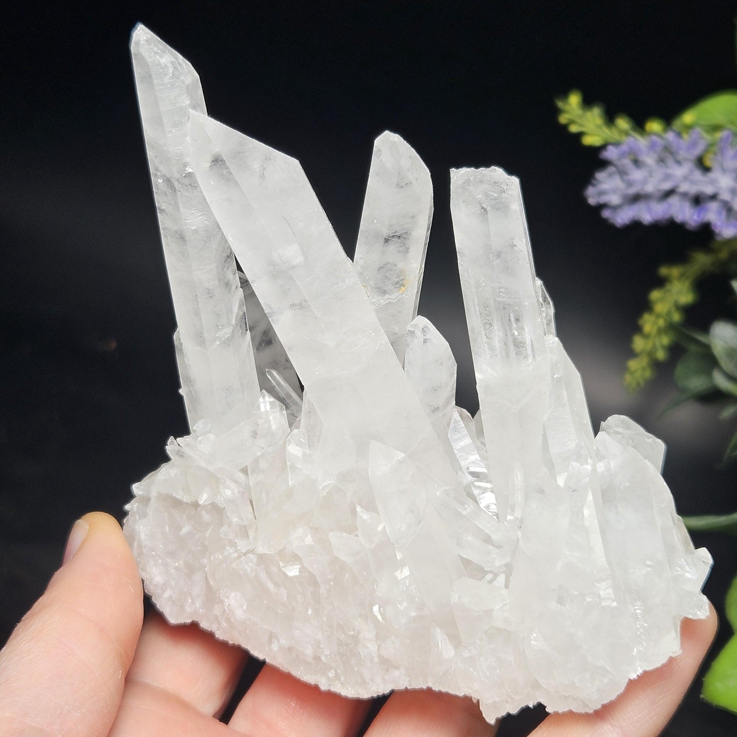 Arkansas Quartz Crystal Cluster, 211 grams